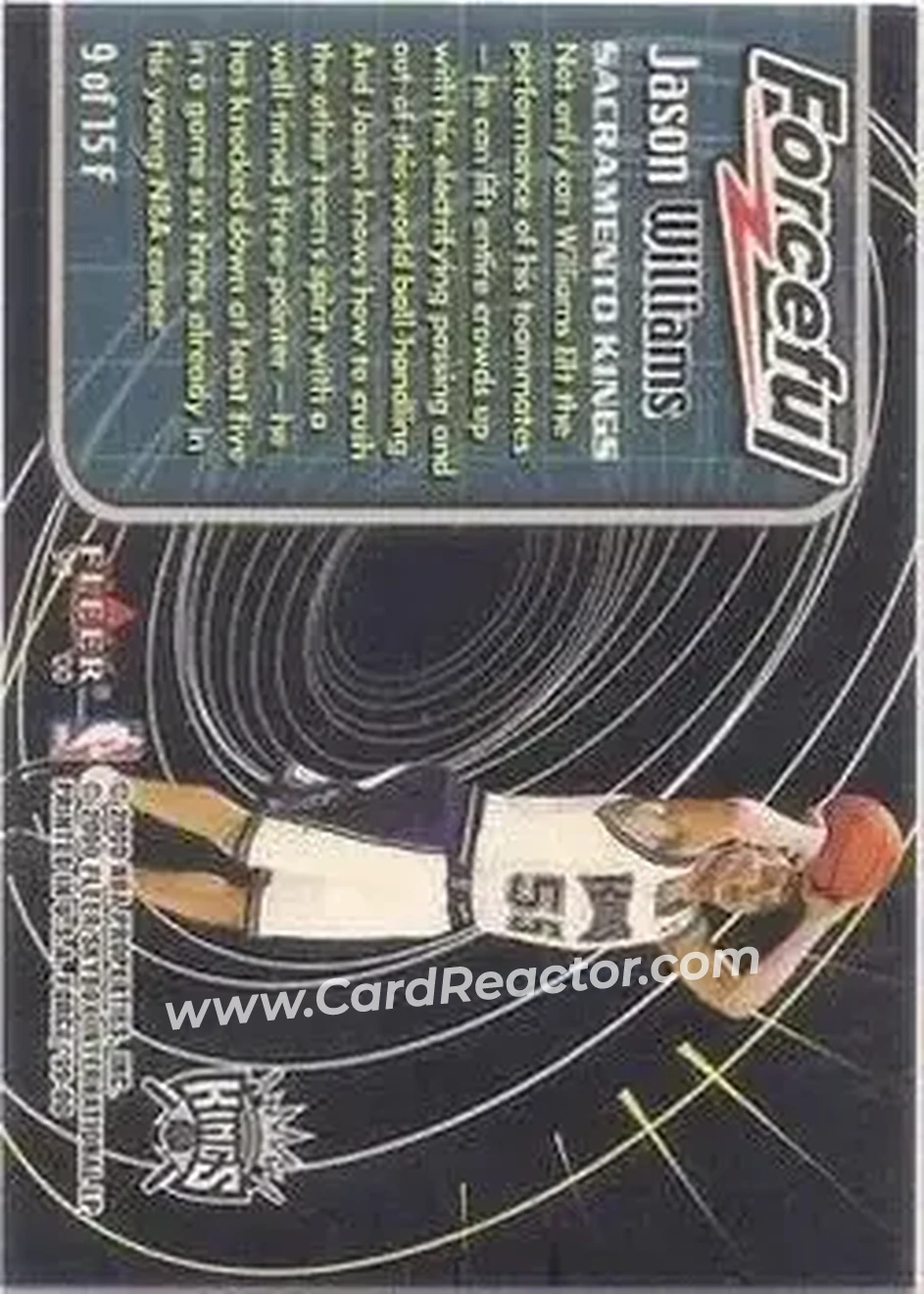 Back of Jason Williams