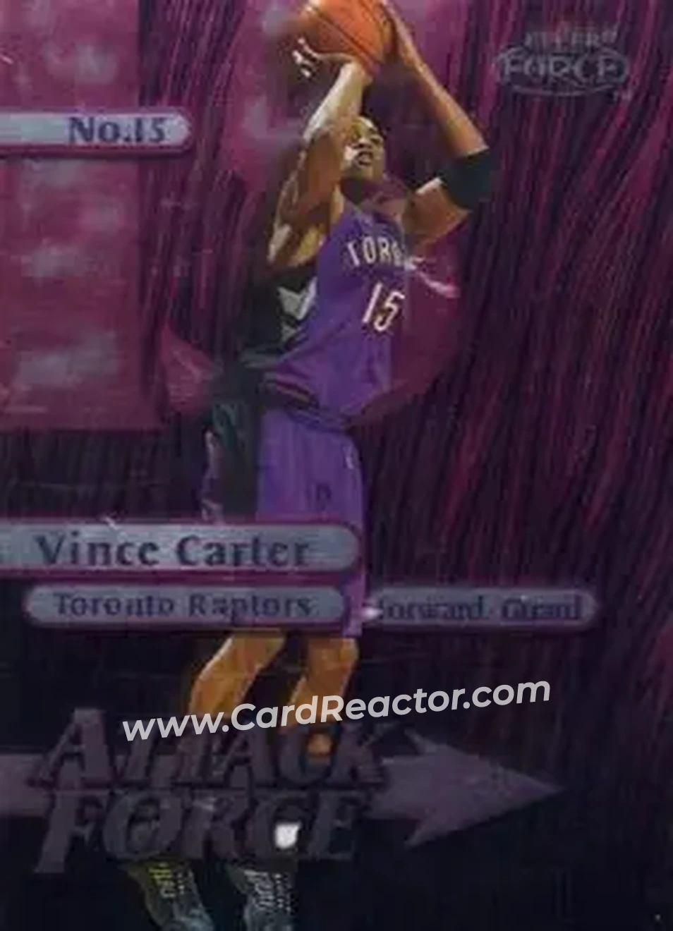 Front of Vince Carter