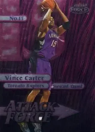 1999-00 Fleer Force #1 A Attack Force Vince Carter
