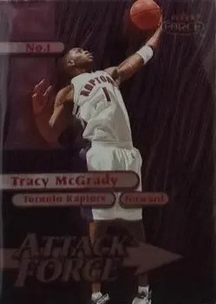 1999-00 Fleer Force #8 A Attack Force Tracy McGrady