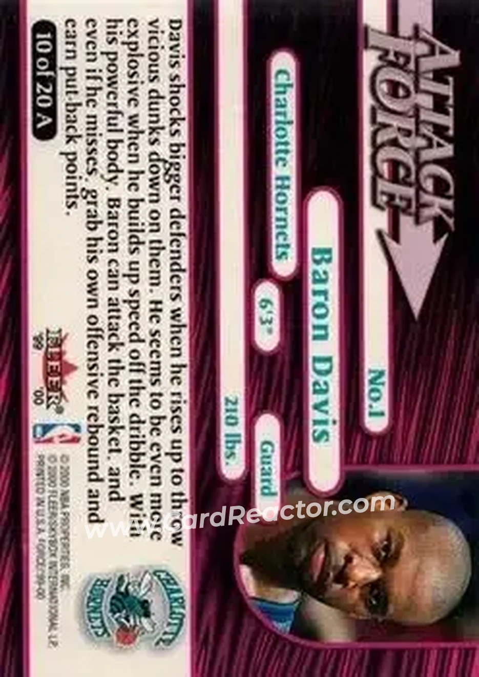 Back of Baron Davis