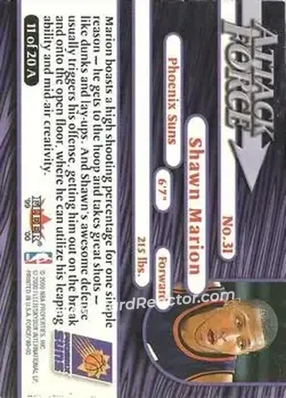 Back of Shawn Marion
