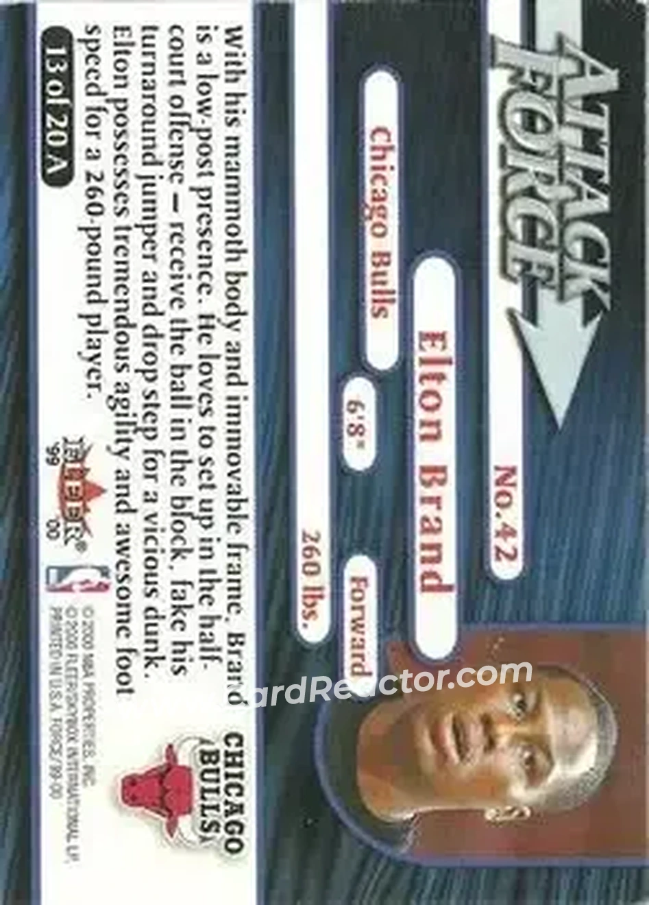 Back of Elton Brand