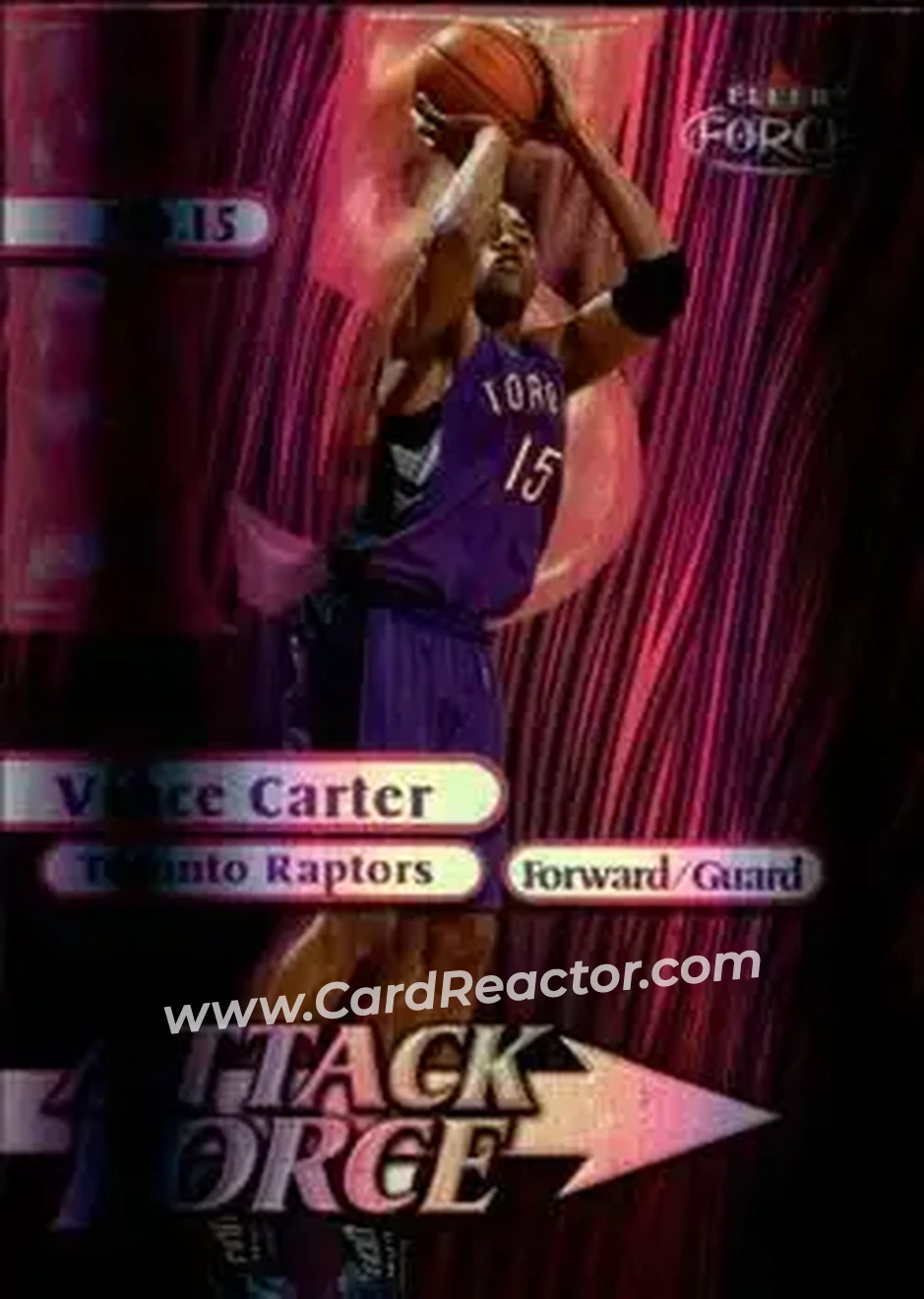 Front of Vince Carter