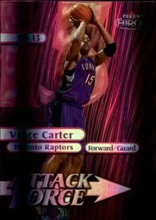 1999-00 Fleer Force #1A Attack Force Forcefield Vince Carter