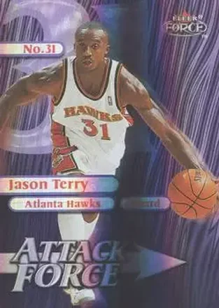 1999-00 Fleer Force #4A Attack Force Forcefield Jason Terry