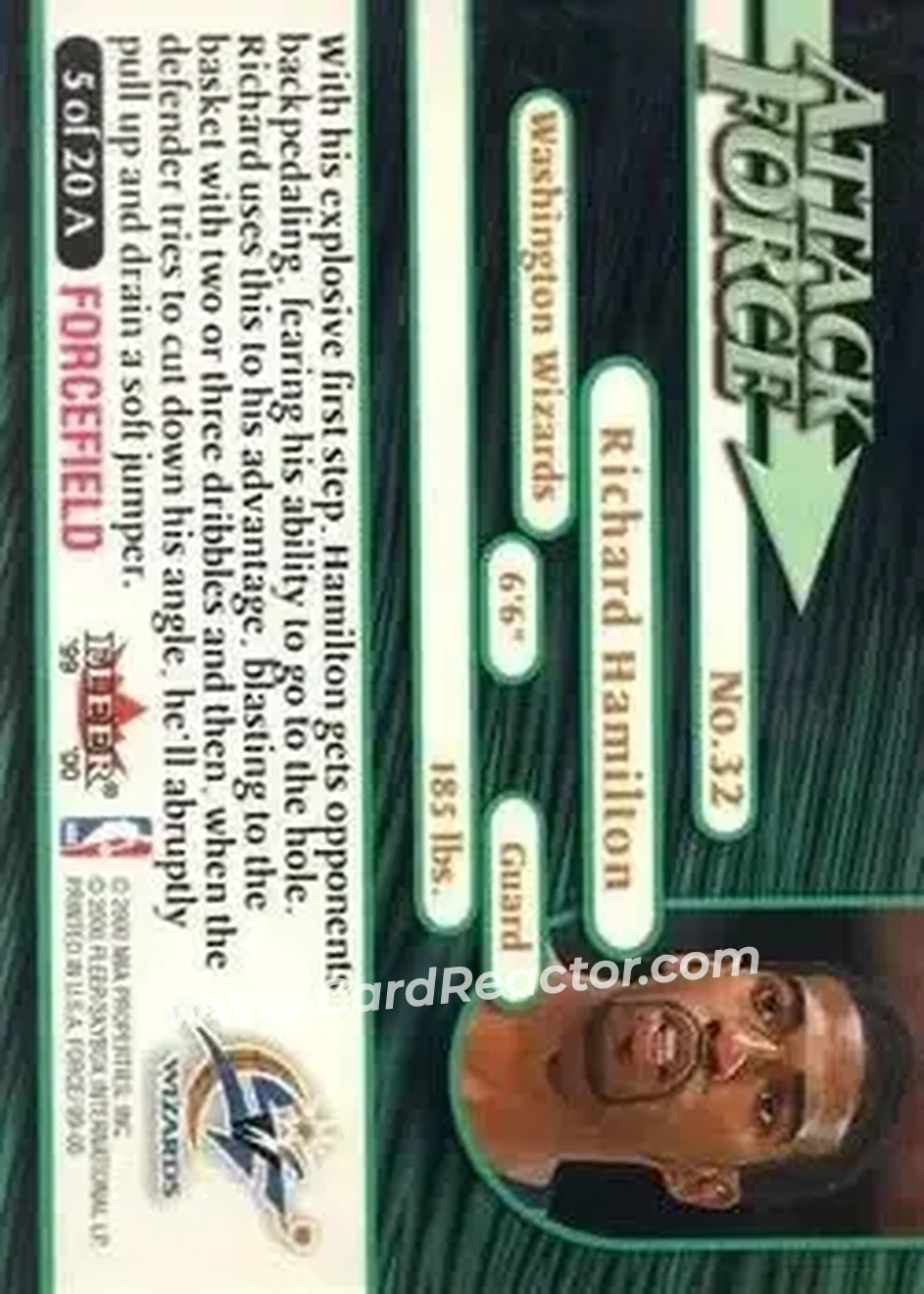 Back of Rip Hamilton