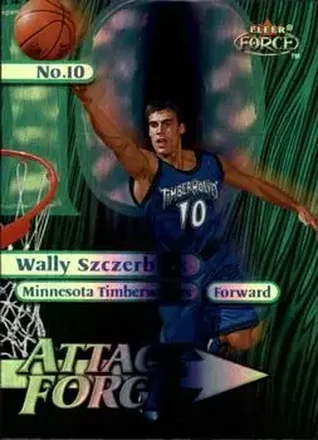 1999-00 Fleer Force #7A Attack Force Forcefield Wally Szczerbiak