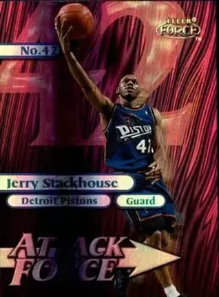 1999-00 Fleer Force #16A Attack Force Forcefield Jerry Stackhouse