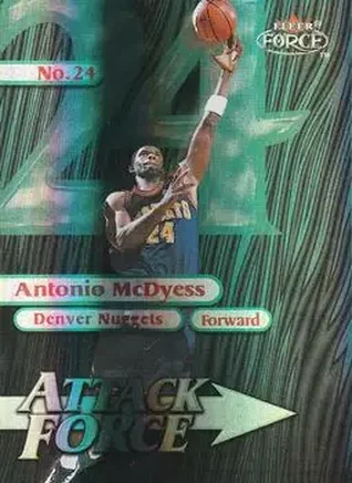 1999-00 Fleer Force #17A Attack Force Forcefield Antonio McDyess