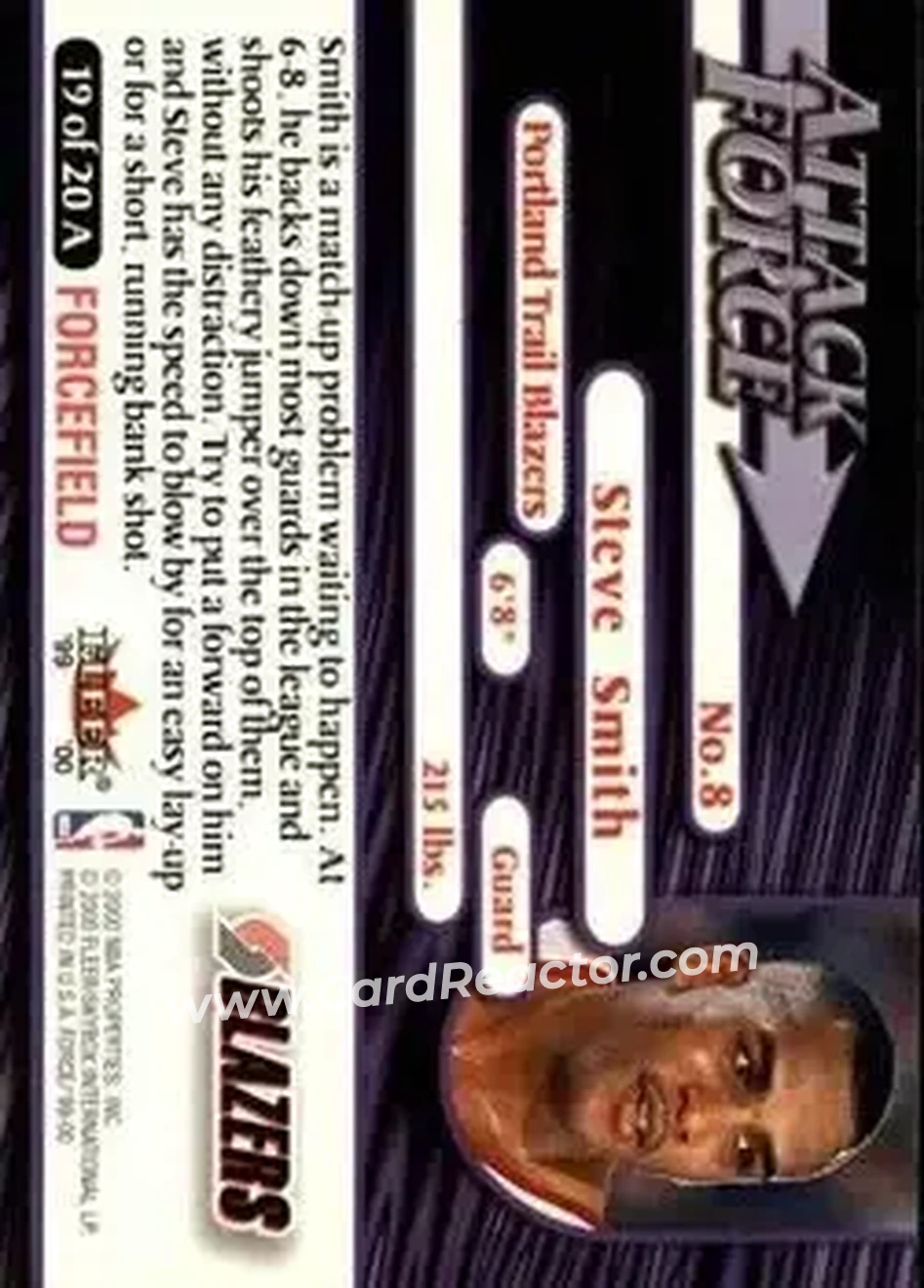 Back of Steve Smith
