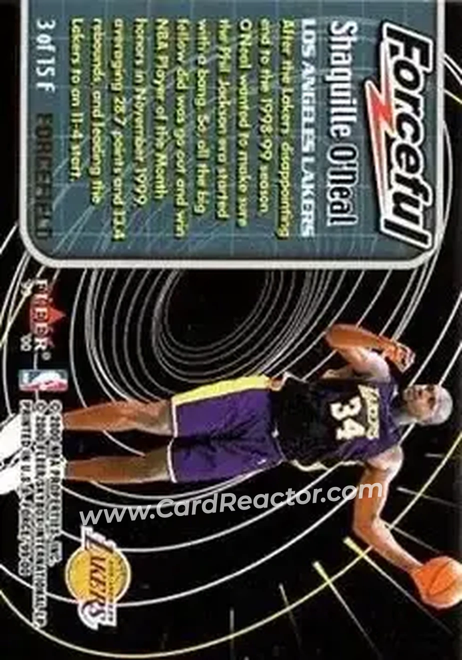 Back of Shaquille O'Neal