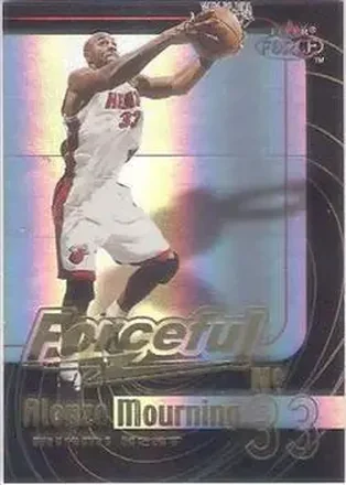 1999-00 Fleer Force #4 F Forceful Forcefield Alonzo Mourning