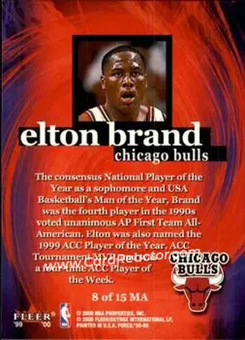 Back of Elton Brand