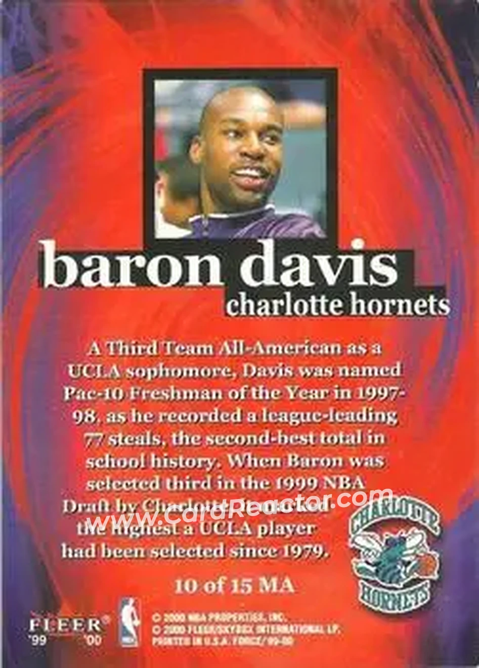 Back of Baron Davis