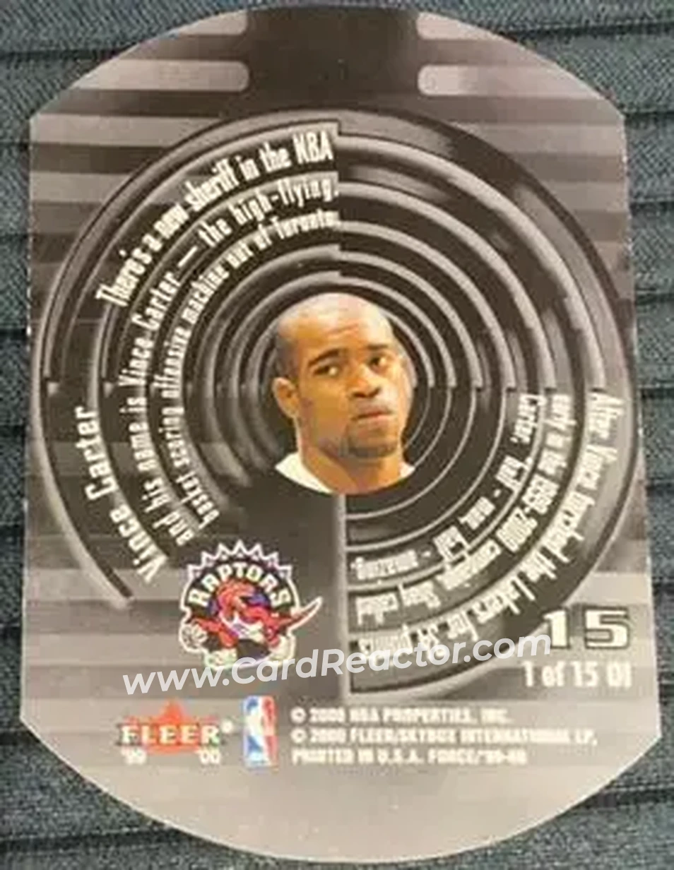 Back of Vince Carter