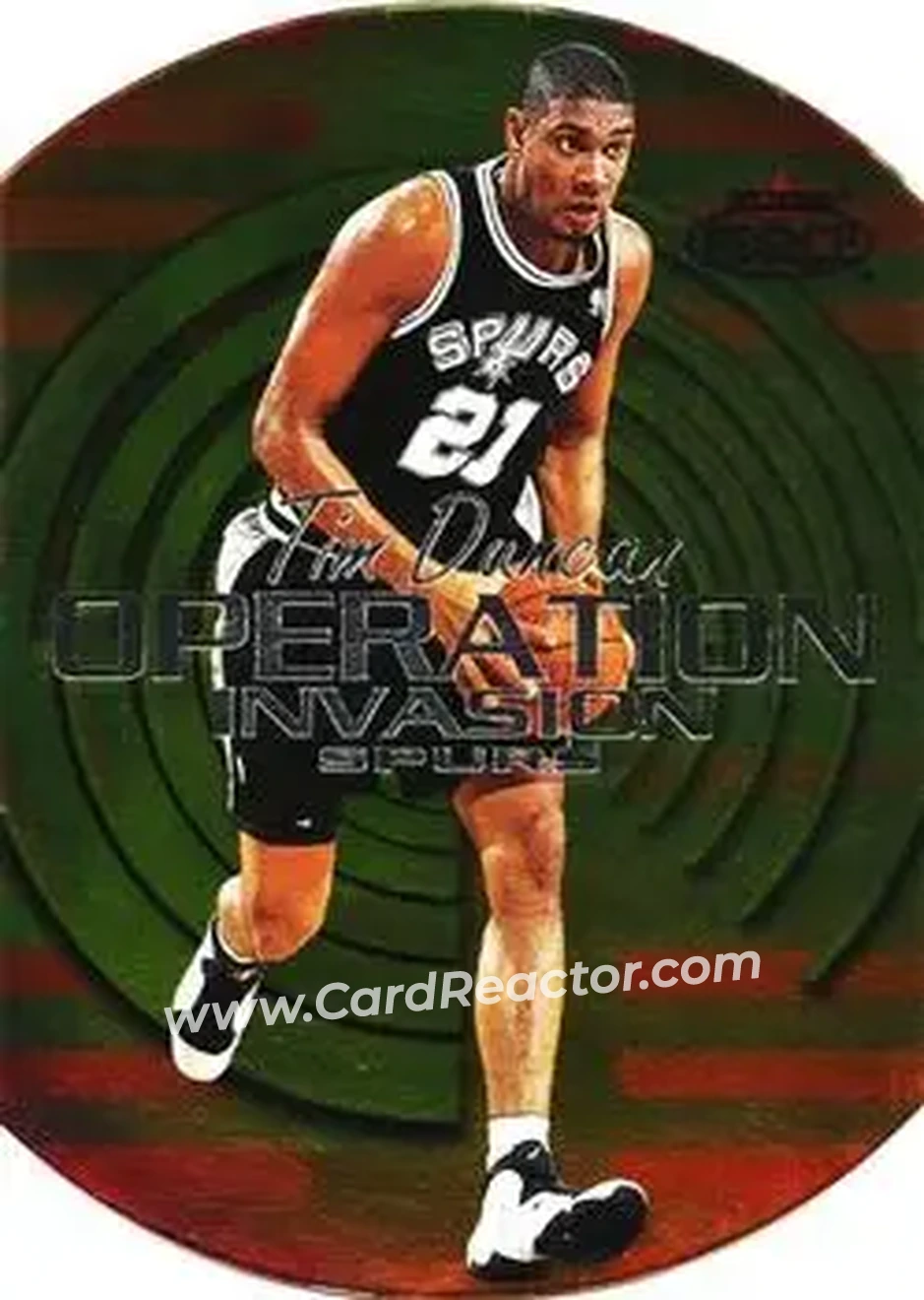 Front of Tim Duncan