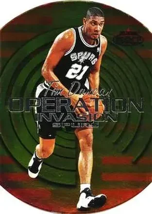 1999-00 Fleer Force #4OI Operation Invasion Tim Duncan