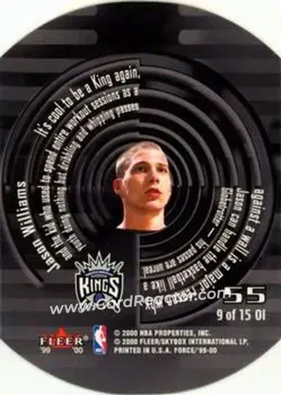 Back of Jason Williams
