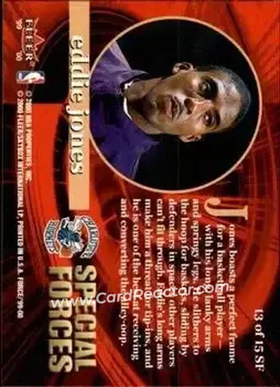 Back of Eddie Jones