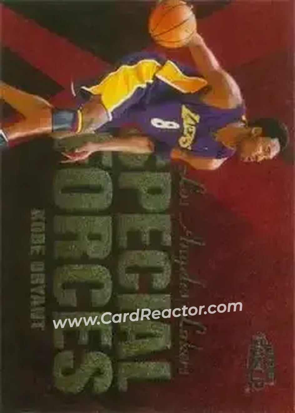 Front of Kobe Bryant