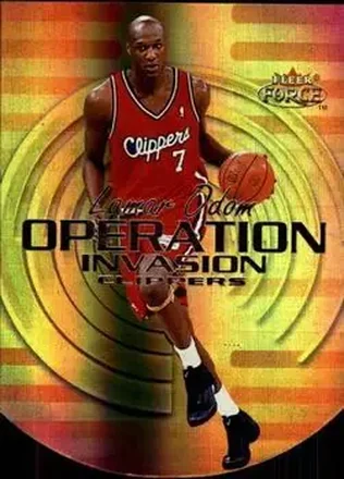 1999-00 Fleer Force #2OI Operation Invasion Forcefield Lamar Odom