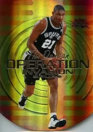 1999-00 Fleer Force #4OI Operation Invasion Forcefield Tim Duncan