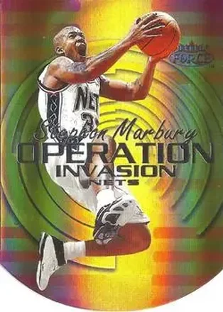 1999-00 Fleer Force #15OI Operation Invasion Forcefield Stephon Marbury