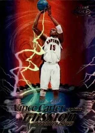 1999-00 Fleer Force #1 MA Mission Accomplished Forcefield Vince Carter