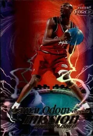 1999-00 Fleer Force #2 MA Mission Accomplished Forcefield Lamar Odom