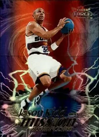 1999-00 Fleer Force #6 MA Mission Accomplished Forcefield Jason Kidd