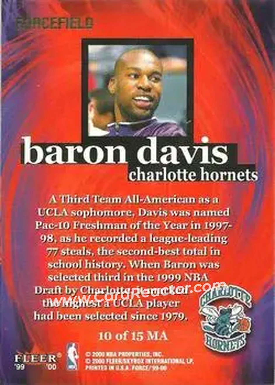 Back of Baron Davis