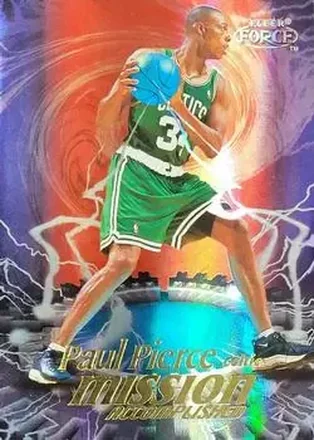 1999-00 Fleer Force #11 MA Mission Accomplished Forcefield Paul Pierce