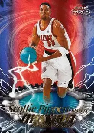 1999-00 Fleer Force #12 MA Mission Accomplished Forcefield Scottie Pippen