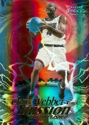 1999-00 Fleer Force #13 MA Mission Accomplished Forcefield Chris Webber