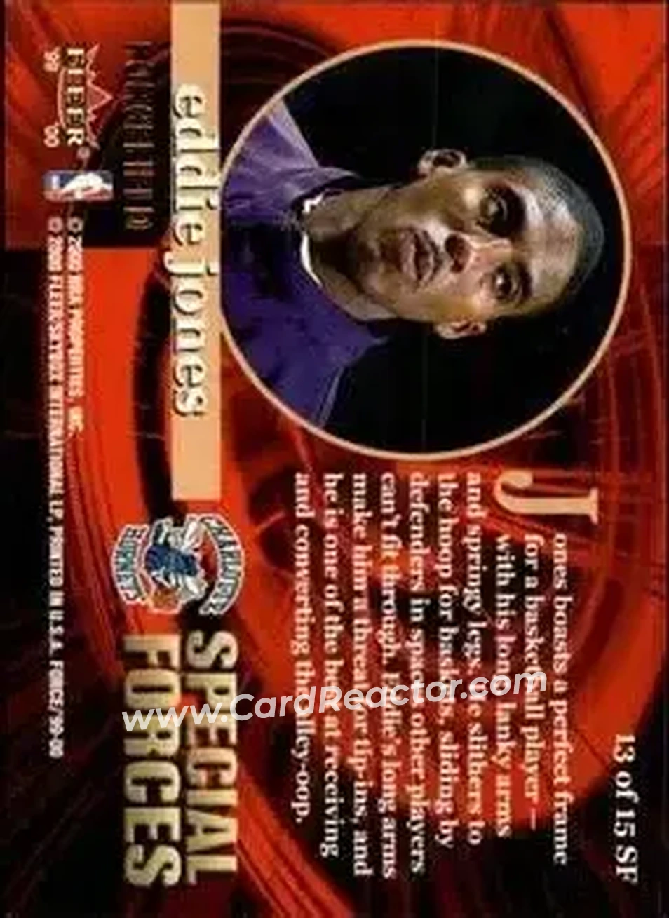 Back of Eddie Jones