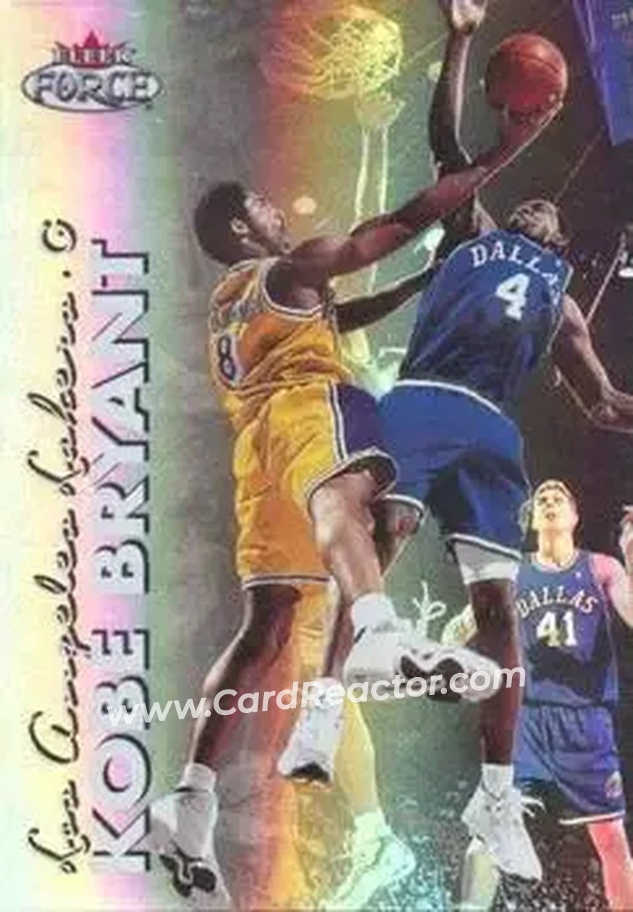 Front of Kobe Bryant