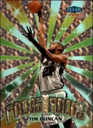 1999-00 Fleer Focus #2 FP Focus Pocus Tim Duncan