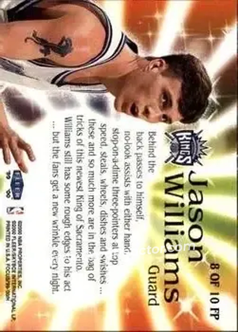 Back of Jason Williams