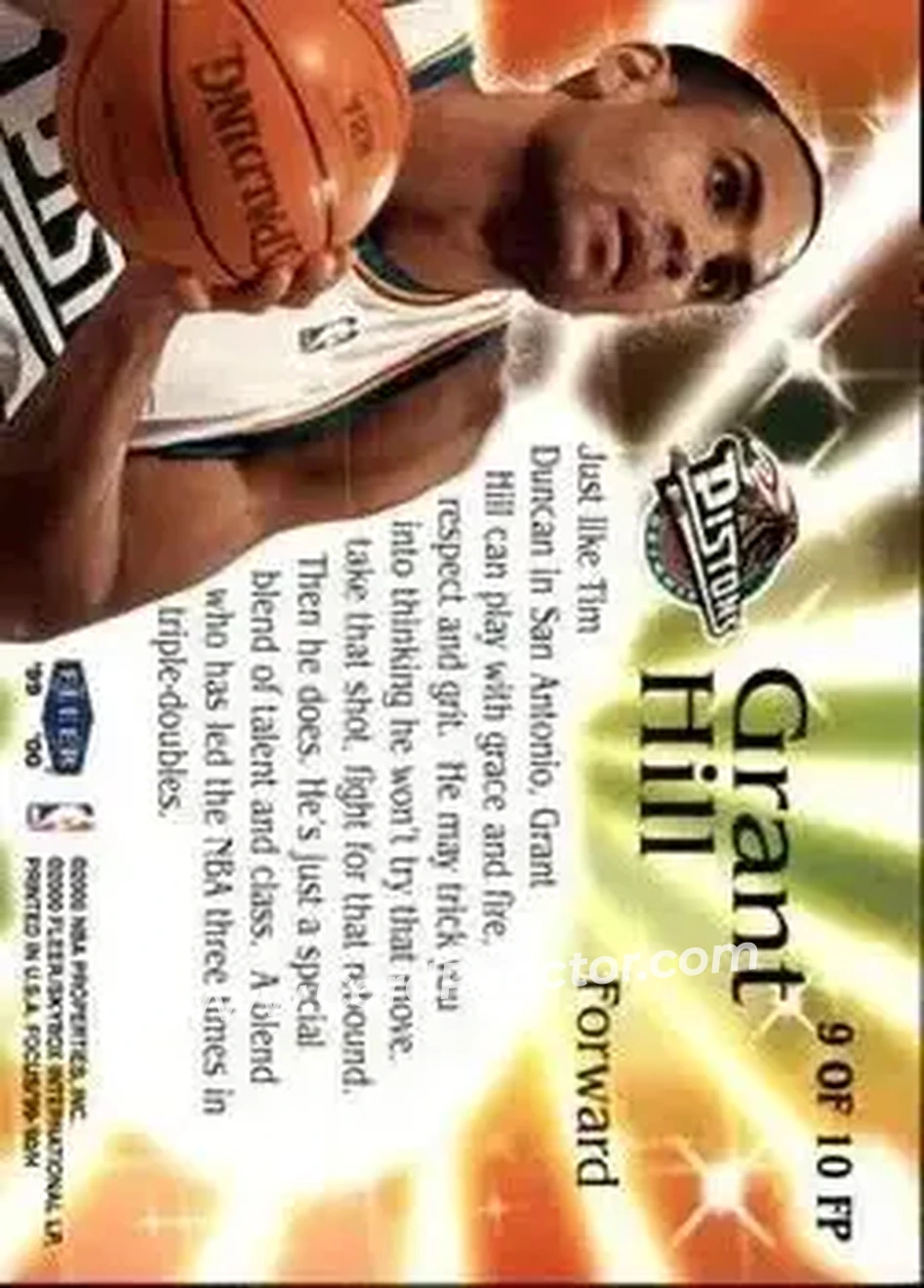 Back of Grant Hill