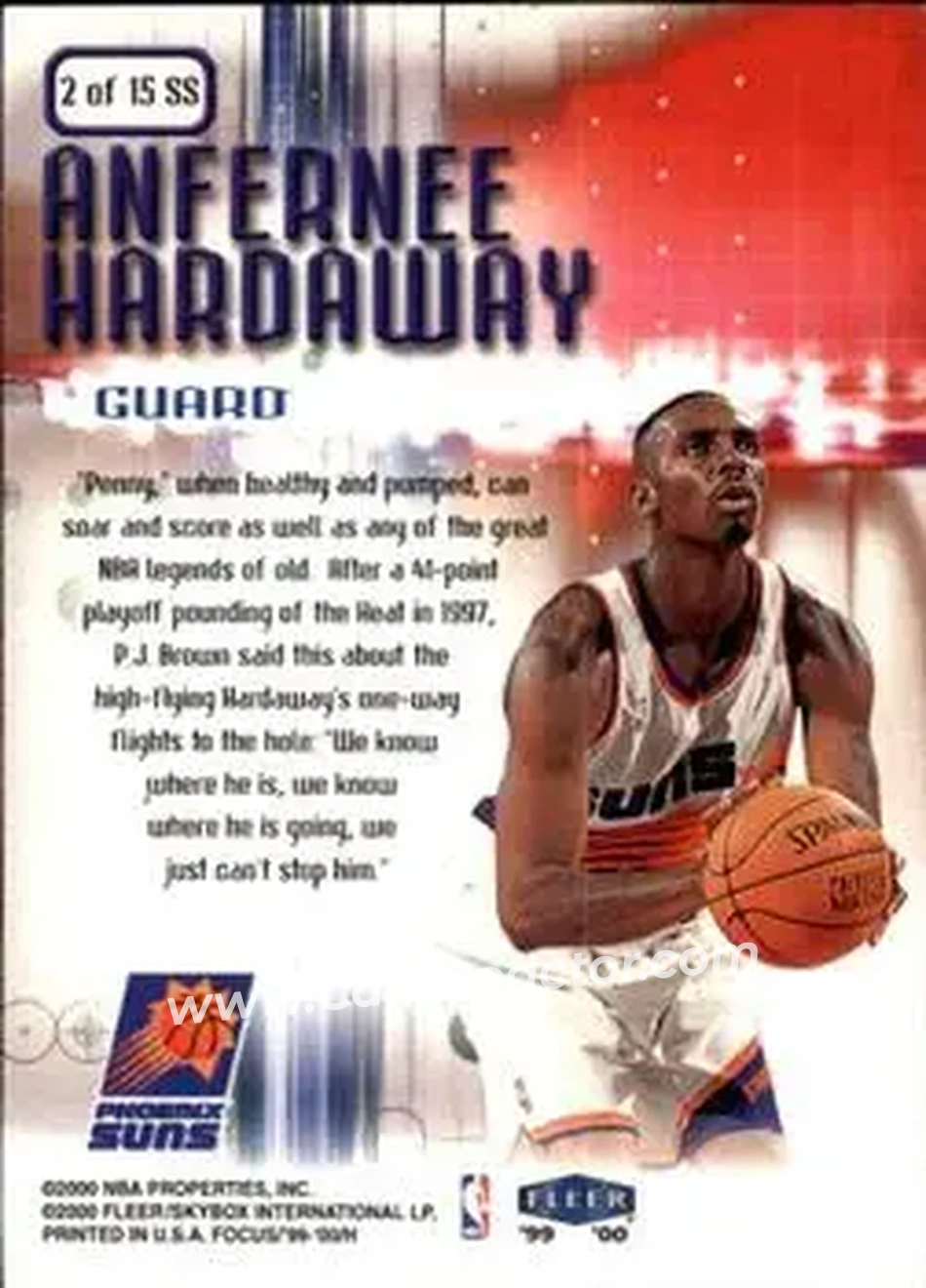 Back of Anfernee Hardaway