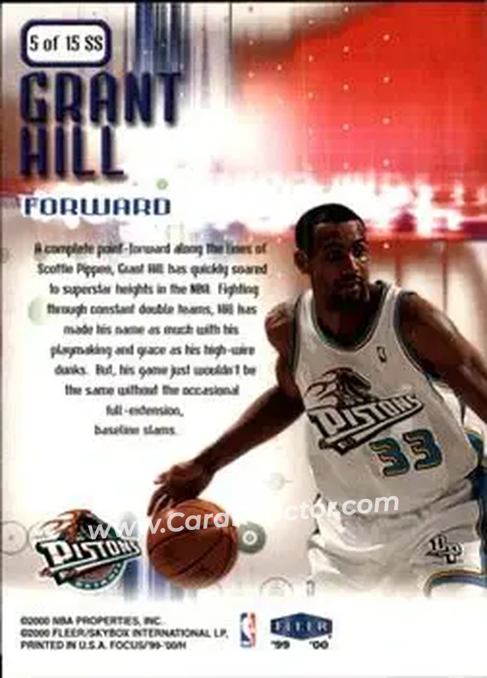 Back of Grant Hill