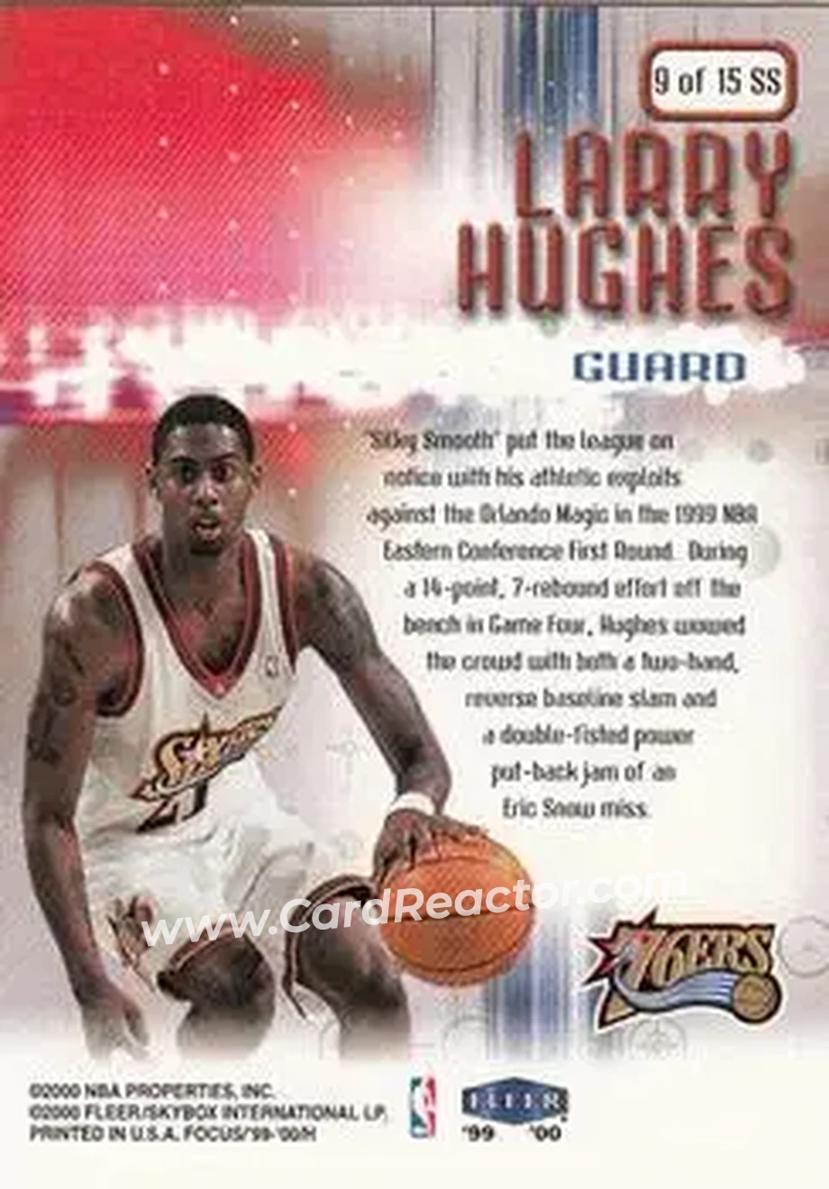 Back of Larry Hughes