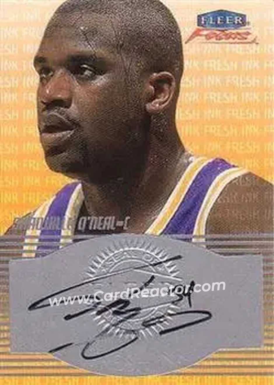 Front of Shaquille O'Neal