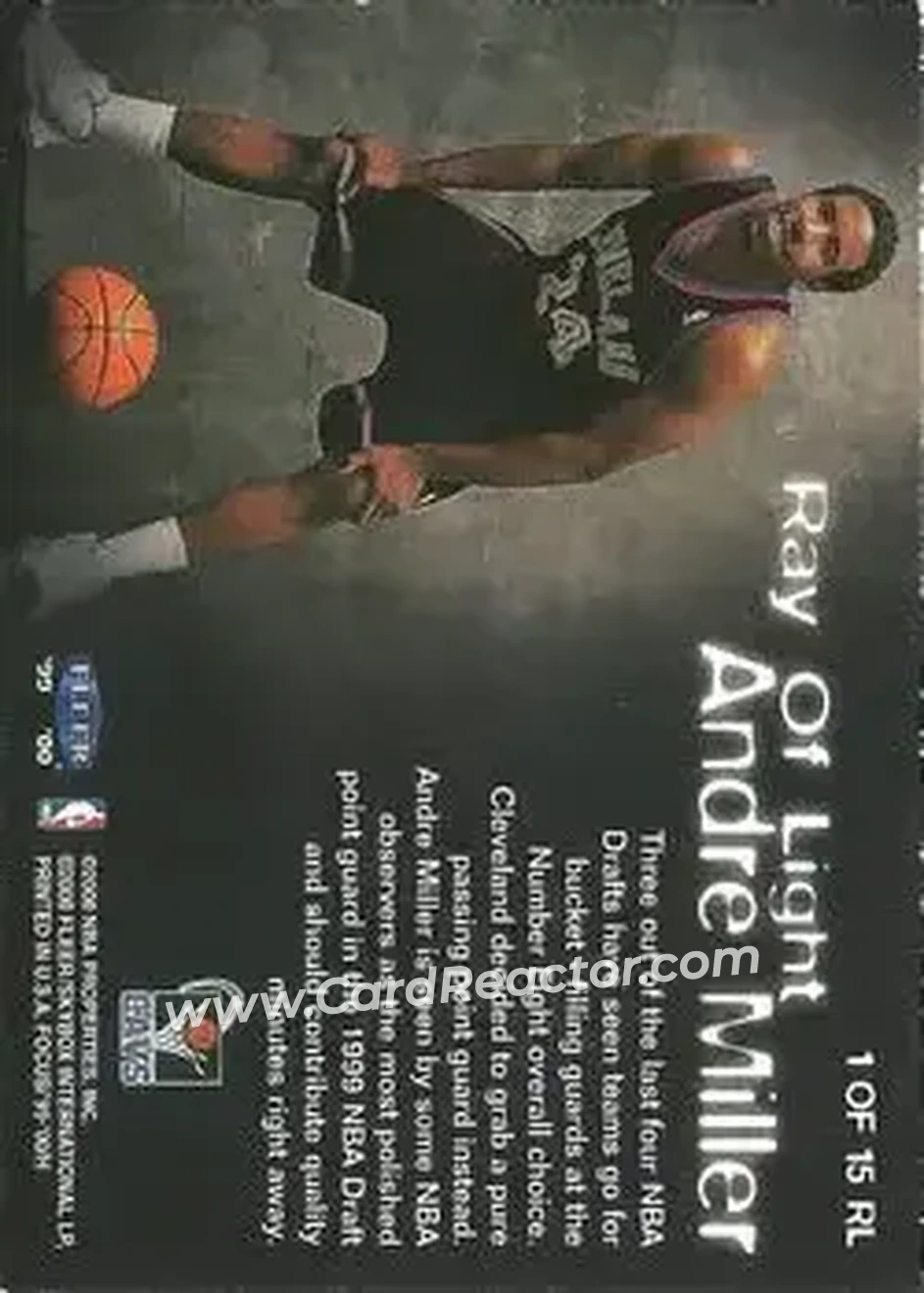 Back of Andre Miller