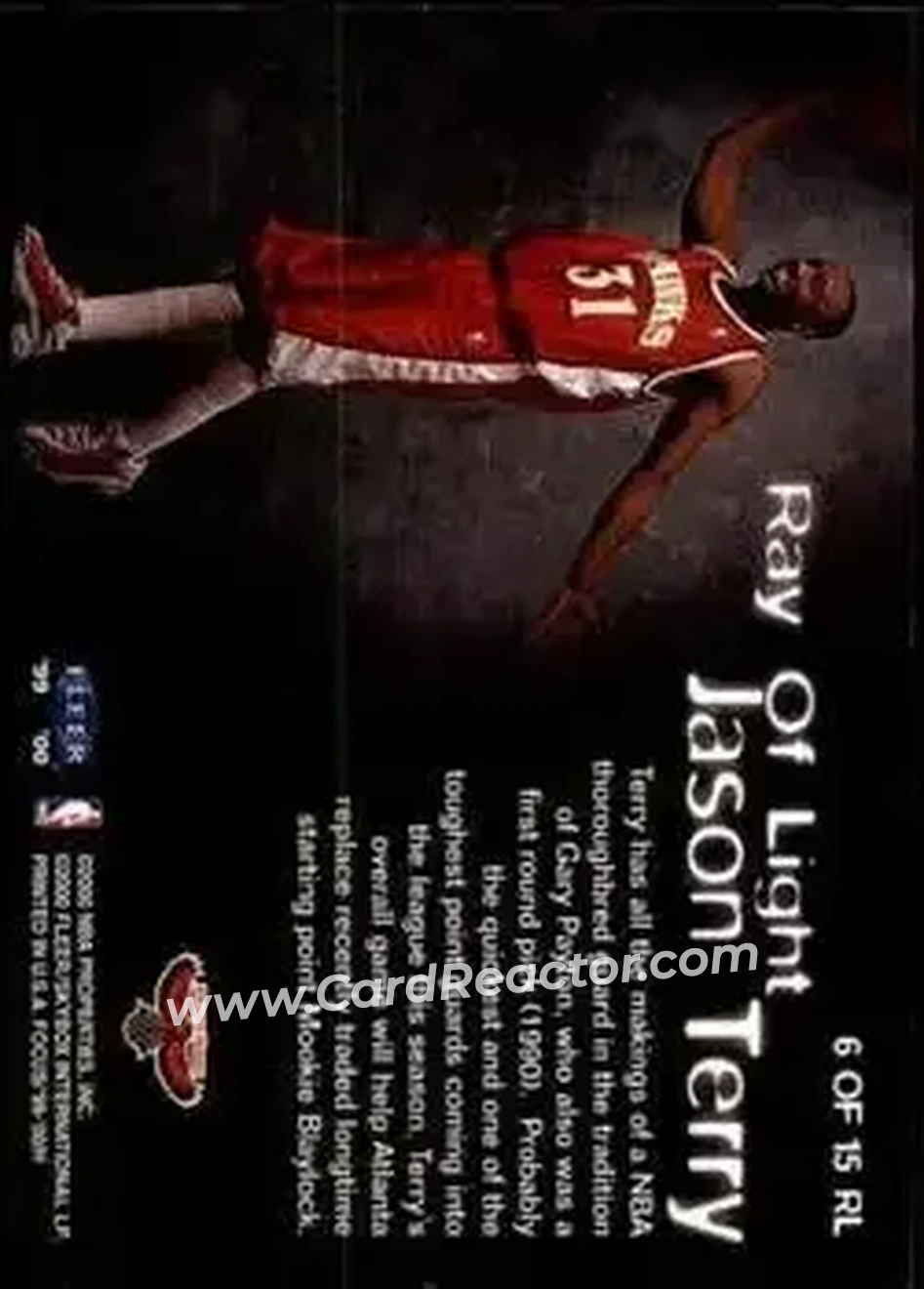 Back of Jason Terry