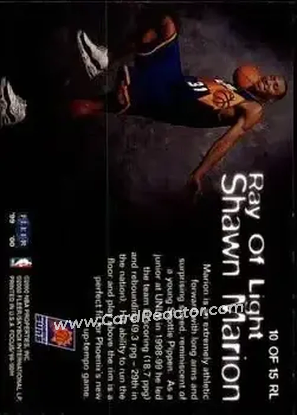 Back of Shawn Marion