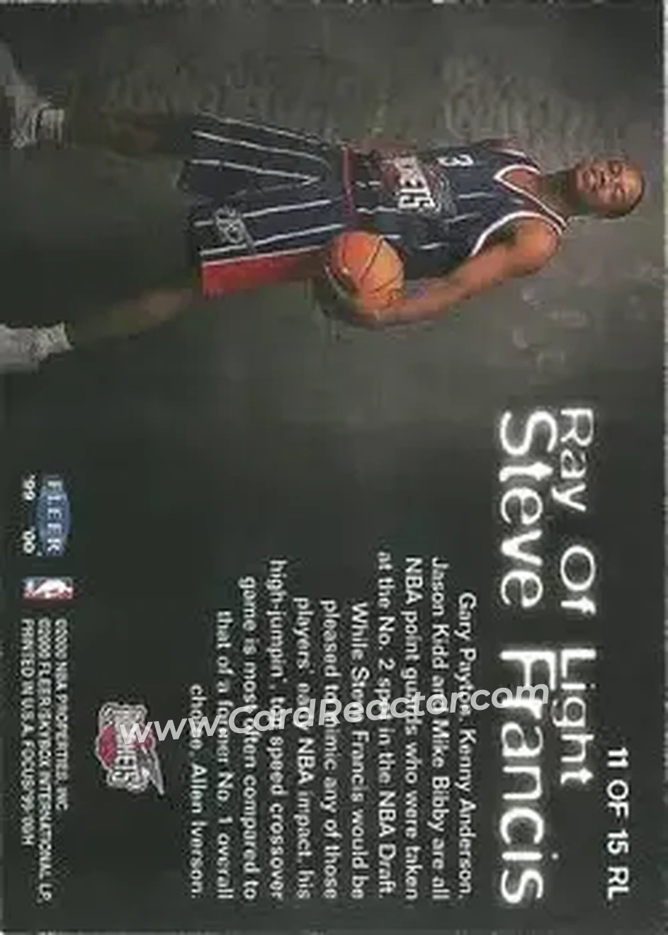 Back of Steve Francis