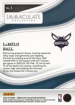 Back of LaMelo Ball