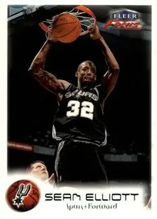 1999-00 Fleer Focus #7 Masterpiece Mania Sean Elliott